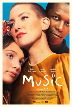 Movie poster for Music, a musical drama film by Sia. Photo courtesy of Wikipedia.