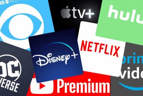 A collage displays popular streaming services. Photo courtesy of Shutterstock.