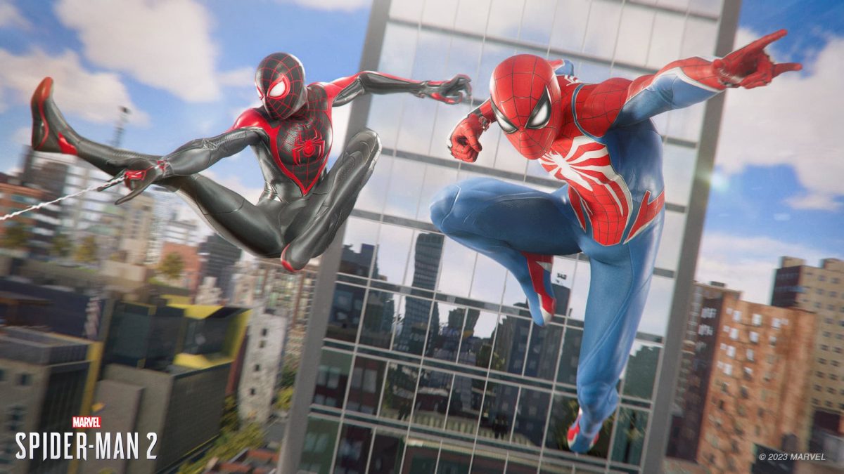 Insomniac's sequel to the critically acclaimed 'Spider-Man' and 'Spider-Man: Miles Morales' has players don the masks and web-shooters as both of the Spider-Men, Peter Parker and Miles Morales. (Promotional photo courtesy of Marvel.com)