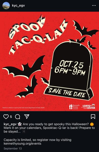 A flier on the Kenneth Young Center's Instagram page advertises their "Spook-Tac-Q-Lar" Halloween event on September 13, 2024. (Photo courtesy of Instagram). 