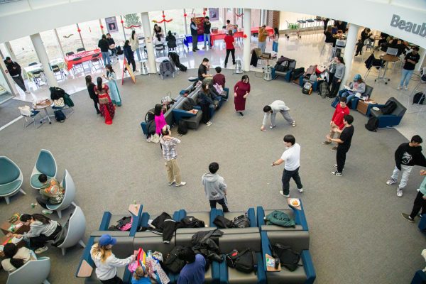 Wide shot group photo at Lunar New Year Celebration on Jan. 30th, 2025. (photo by Eric Jones)