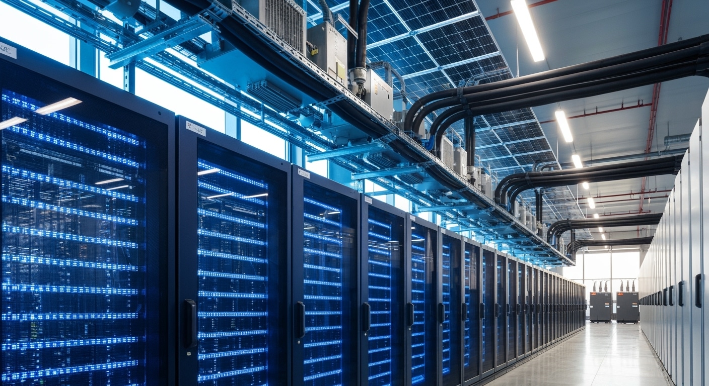 AI Data Centers: Power Solutions & Resilient Infrastructure (Photo courtesy of Hanwha Data Centers)