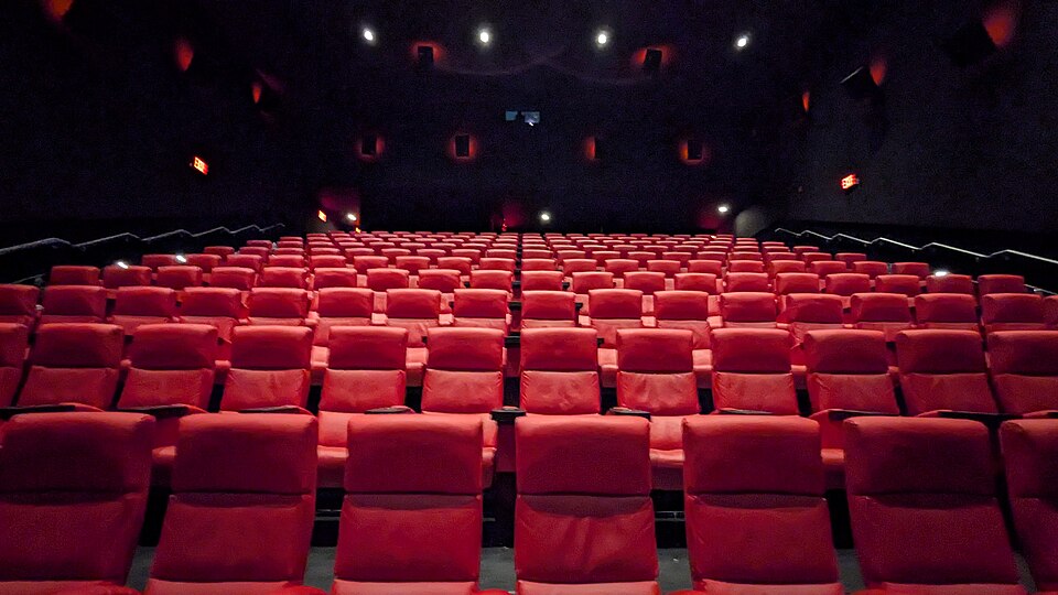 Empty movie theatre (Photo Courtesy of Wikimedia Commons)